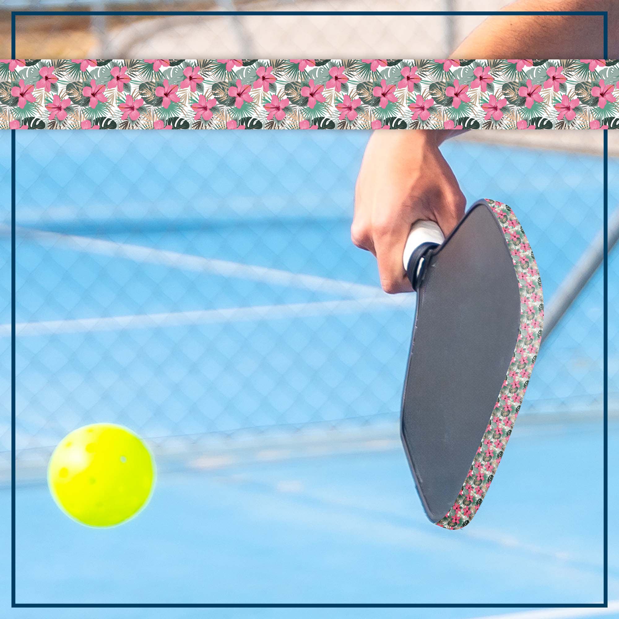 Tropical Flowers Paddle Skin