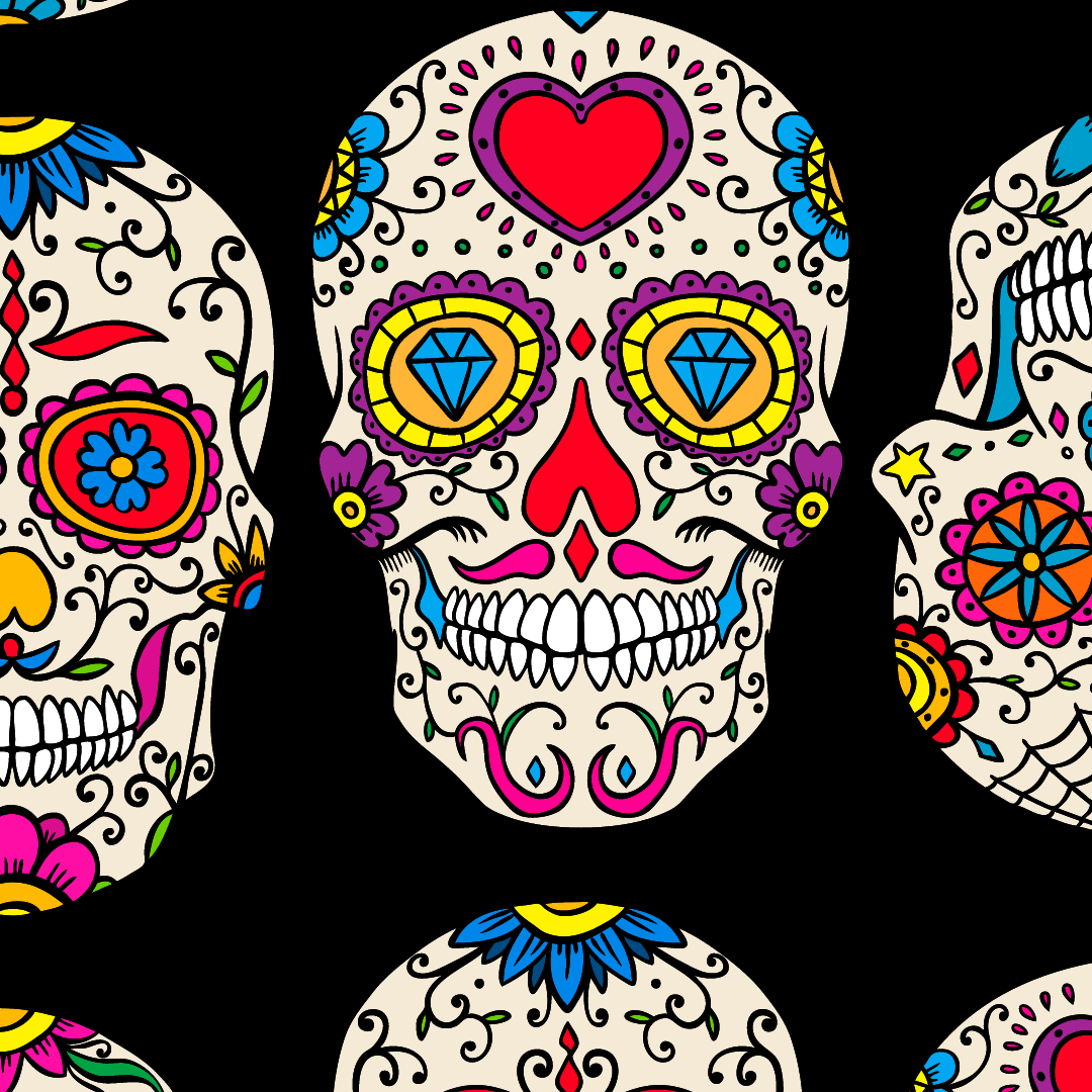 Sugar Skulls Paddle Skin